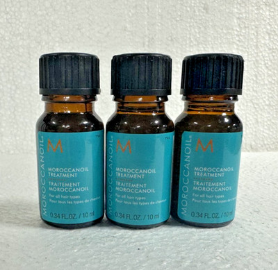 *3 PACK* Moroccanoil Treatment Original Oils SAMPLE SIZE 0.34 Oz