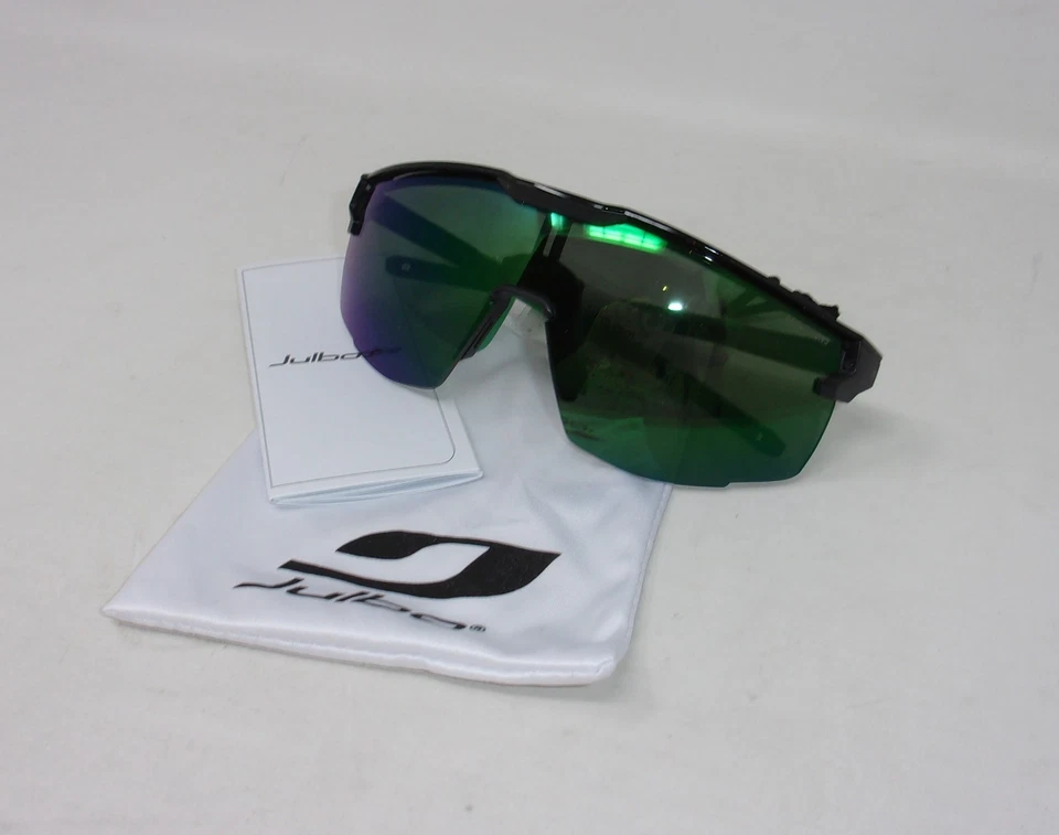 Julbo Ultimate Performance Sunglasses, Black/Green Frame - USED - Image 2 of 4