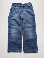 Levi's Jeans Youth 5 Blue 505 Regular Straight Elastic Waist Denim Pants Casual