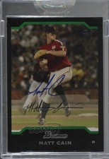 2006 Bowman Originals 25/36 Matt Cain (2004 Draft) #BDP126 Buyback Auto 0p3