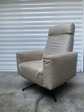 POLTRONA GIREVOLE DESIGN POLTRONE SOFA PELLE NAPPA ARMCHAIR