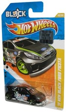 Hot Wheels 2011 New Models 40/50 Black '11 New Block Ford Fiesta Car 40/244 - (F