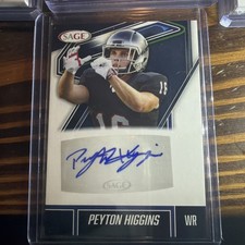 🔥 2025 SAGE Football Auto – Peyton Higgins #A-PH2 🔥BUY 1 GET 1 FREE SAGE AUTO 