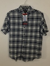 Grizzly Mountain Men's Short Sleeve Button Up Shirt . Medium New With Tags
