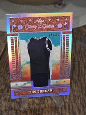 2025 Leaf Glory Of The Game  Tim Duncan 25/40 Jersey game used