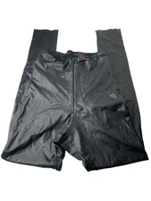 Commando Black Faux Leather Leggings High Rise Stretch Size Women’s Small S