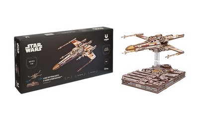 X-Wing Starfighter  Luke Skywalker 3D Holzmodell | Star Wars DIY Bausatz Ugears