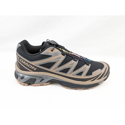 Salomon XT-6 Low-Top Sneakers in Black/Portabella/Pewter BNWB 10