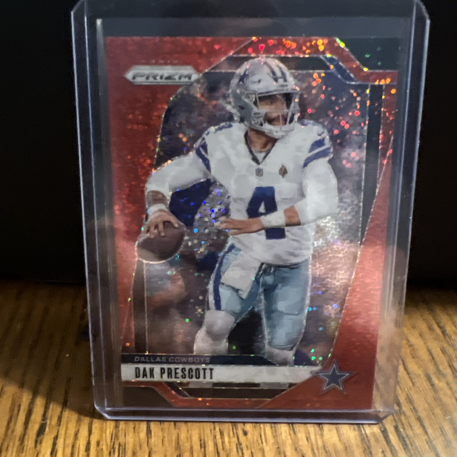 2024 Panini Prizm - Dak Prescott #73 SP Redemption Red Sparkle Prizm