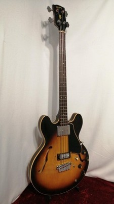 Gibson EB-2D 1968 Semi Hollow Body Vintage Electric Bass Guitar