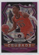 2020-21 Panini Prizm Draft Picks Crusade Purple Wave Prizm Isaac Okoro #84 13rw