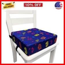Toddler Booster Seats for Kitchen Chair with Double Safer Straps Non-Slip Bot...