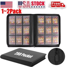 288 Toploaders Toploader Binder Holds 9 Pocket Top Loader Binders for 3 x 4''