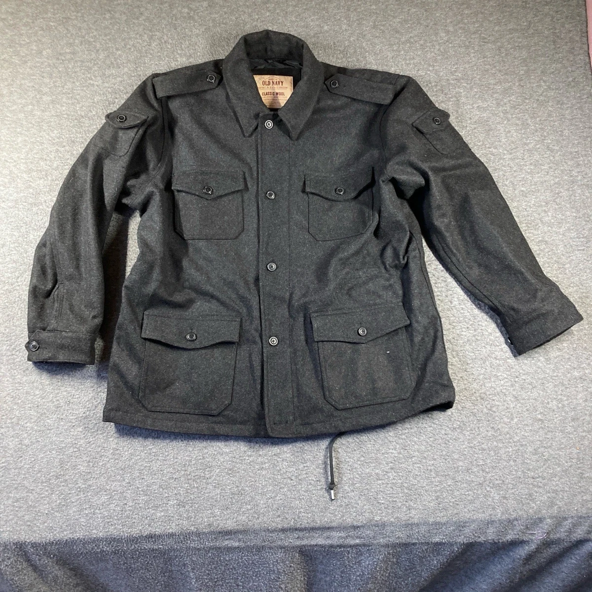 Old Navy Wool Outer Shell Coats, Jackets & Vests Military Jacket