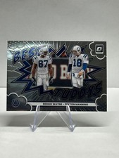 2025 Panini Donruss Optic Best Tuddys Wayne / Manning football card