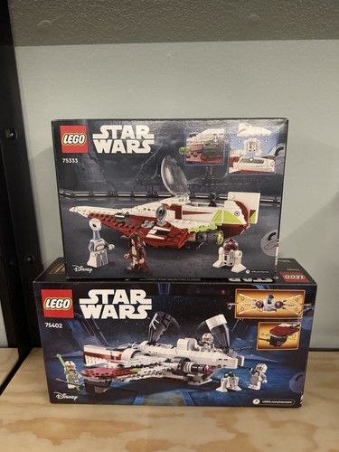 LEGO Star Wars Bundle 75333 Starfighter di Obi Wan e 75402 ARC‐170 Starfighter - Foto 2 di 6