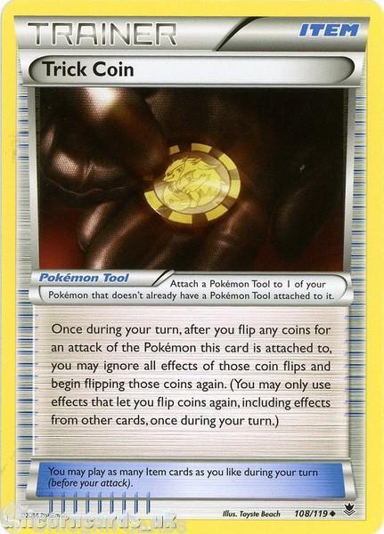 Trick Coin 108/119 LBD Uncommon Mint Pokemon Card