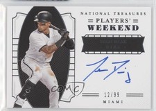 2020 National Treasures Player's Weekend Signatures 12/99 Isan Diaz Auto 2r8