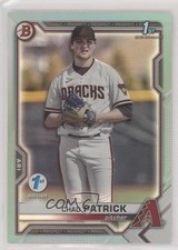 2021 Bowman Draft 1st Edition Sky Blue Foil Chad Patrick #BD-51 0q0
