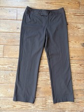Nine West Petite Brown Straight Leg Dress Pants Trousers 32" Waist