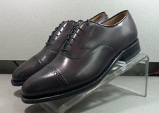 2408569 MS50 SULLIVAN MENS SHOE SIZE 9 BURGANDY LEATHER CAPTOE JOHNSTON & MURPHY