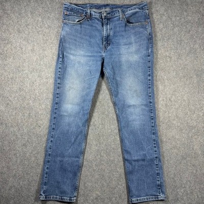 Levis 511 Slim Fit Mens Jeans 34x30 Medium Wash Blue Denim 04511-5779 Stretch