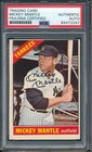 1966 Topps Signed/Auto Mickey Mantle #50 - PSA/DNA Authentic