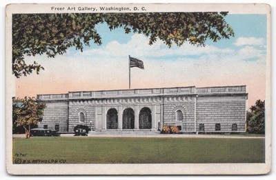 Freer Art Gallery Washington D.C. Postcard Smithsonian Museum B.S. Reynolds