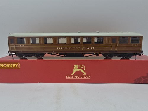 #6037 Hornby R4829A Gresley 61 Fuß 6 Zoll Buffet in LNER Teak Lackierung `21608`. | Condition: Used
