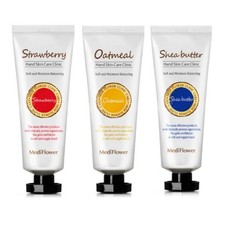 MEDI FLOWER Hand Cream 80g / Hand Skin Care / Oatmeal / Shea Butter / Strawberry