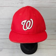 Vintage Washington Nationals New Era 59FIFTY Fitted Baseball Cap 7 1/2 USA Made