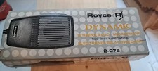 1975 Royce Model 2-075 CB microphone New In Box Vintage 500 Ohm Impedance