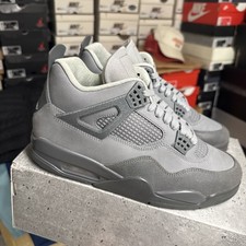 Regno Unito 9 Jordan 4 Olimpiadi di Parigi cemento bagnato NUOVO ORIGINALE!