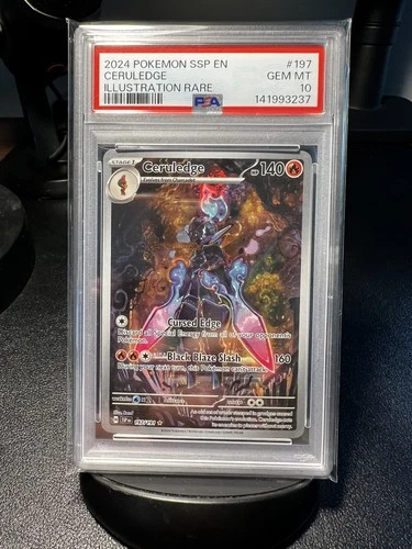 2024 Pokemon Surging Sparks Ceruledge #197/191 PSA 10
