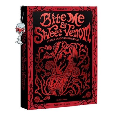 ENHYPEN LYRICS GUIDE BINDER BOOK/Key Ring+96p Inner Page+30 Card+10 Pocket+GIFT