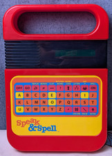 Texas Instruments Speak And Spell Tested Works Toy Red Vintage Education Learn