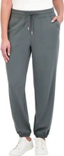 NWT Sage Collective Women's M Jogger Pants Green Nylon/Spandex Blend B0816