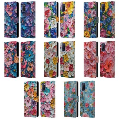 OFFICIAL NATURE MAGICK PAINT BLOBS LEATHER BOOK WALLET CASE FOR OPPO PHONES