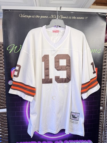 Vintage Mitchell & Ness Bernie Kosar #19 Cleveland Browns NFL Football Jersey - Picture 1 of 6