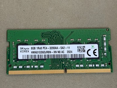 SK Hynix 8GB 1Rx8 DDR4-3200MHz CL22 1.2v SODIMM #1
