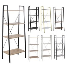 4 Ablagen Standregal Blumentreppe Bücherregal Badregal Haushaltsregal #1145