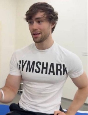 Gymshark Prime Shirt og David Laid Size Large