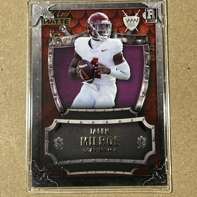 2025 Wild Card Matte Jalen Milroe Chase Weekend Warrior /35 Rookie (RC)