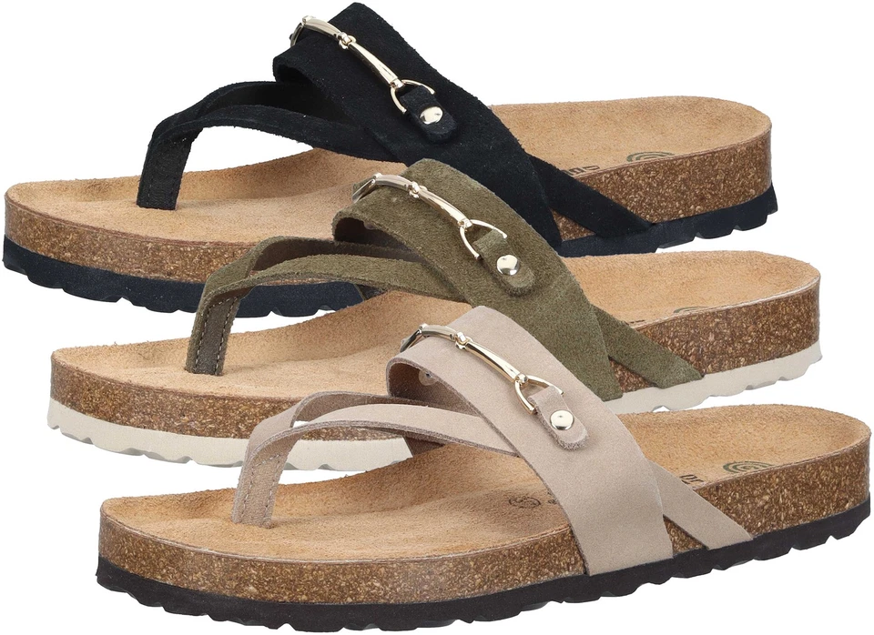 Dr. Brinkmann Damen Pantolette Zehentrenner mit Spange 700863 - Bild 1 von 1