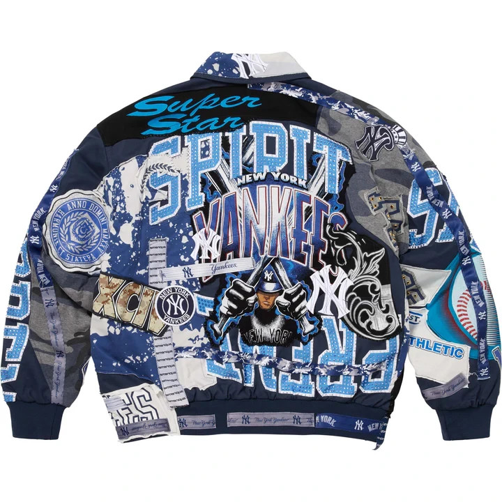 本日限　Supreme Jeff Hamilton Varsity Jacket Supreme Jeff Hamilton New York Yankees Varsity Jacket Multi | eBay