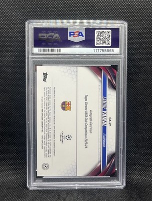 Lamine Yamal Rookie Autograph Refractor 2023-24 Topps Chrome CA-LY