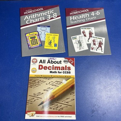Abeka 3rd Grade Homeschool Arithmetic Curriculum Lot - Pre -Owned 