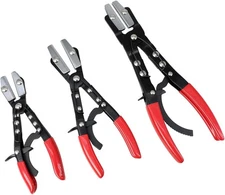 DPTOOL Hose Pinch Off Pliers Set - 8in, 10in, 12in for Automotive, Red 