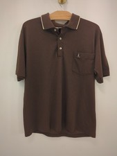 Vintage '70S '80S Munsingwear Grand Slam Polo Brown Contrast Collar Penguin