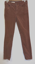 PILCRO  THE LETTERPRESS WOMENS RUST VELVET PANTS